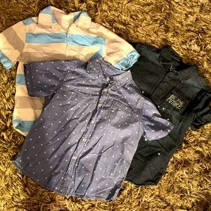 Boys Wonder nation dress shirts M